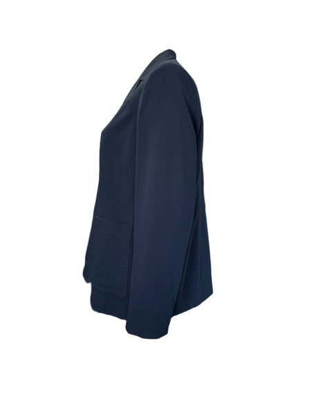 Marina Rinaldi Women's Navy Camogli Button Down Blazer NWT