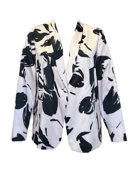 Marina Rinaldi Women's Ivory Cancan Button Closure Jacket NWT