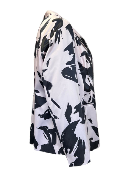 Marina Rinaldi Women's Ivory Cancan Button Closure Jacket NWT