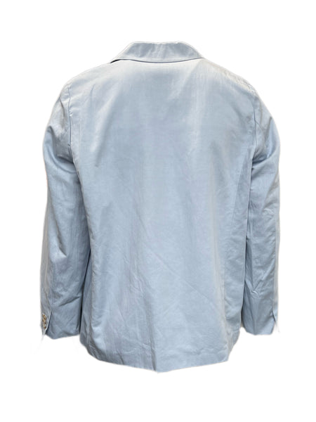 Marina Rinaldi Women's Blue Candela Cotton Blended Blazer NWT