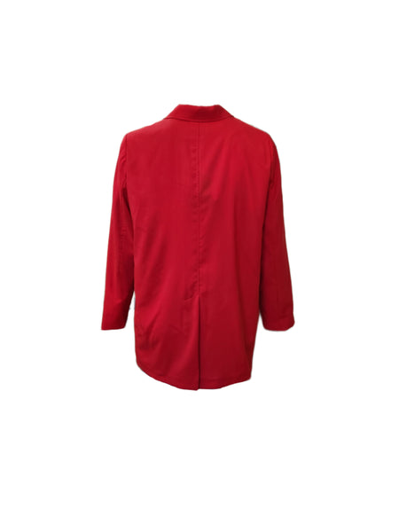 Marina Rinaldi Women's Red Candela Button Closure Jacket Size 20W/29 NWT