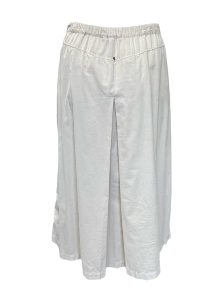 Marina Rinaldi Women's Ivory Candore Button Closure Skirt NWT