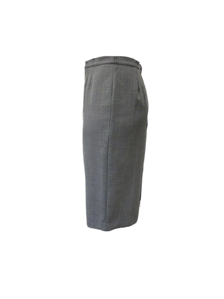 Marina Rinaldi Women's Grey Cannes Straight Skirt NWT
