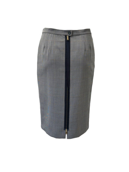 Marina Rinaldi Women's Grey Cannes Straight Skirt NWT