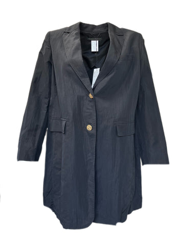 Marina Rinaldi Women's Black Cantico Button Closure Jacket Size 18W/27 NWT