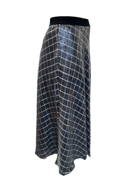 Marina Rinaldi Women's Grey Caorle Straight Skirt NWT