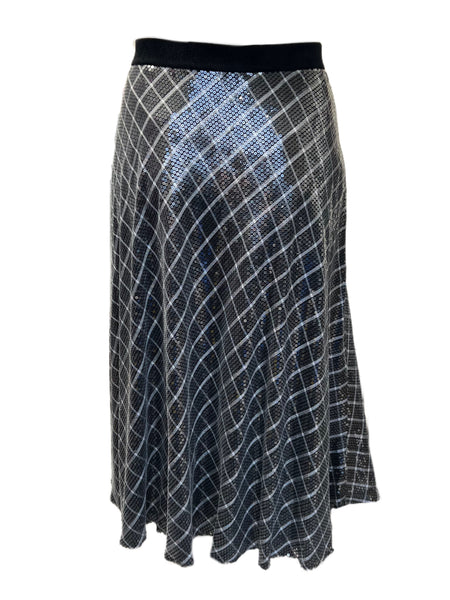 Marina Rinaldi Women's Grey Caorle Straight Skirt NWT