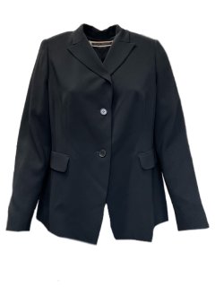 Marina Rinaldi Women's Black Carbonio Button Closure Blazer Size 18W/27 NWT