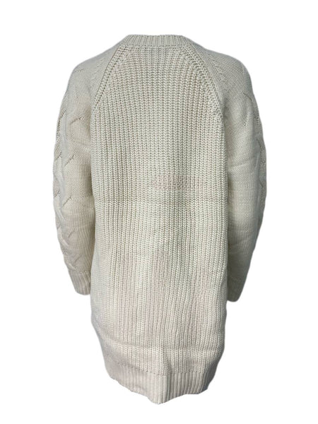 HEARTLOOM Women's Ivory Knit Cardigan Size M NWT