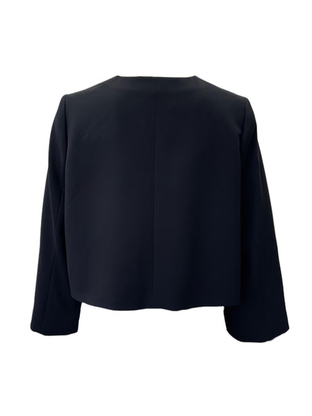 Marina Rinaldi Women's Black Carezza Hook Closure Jacket NWT