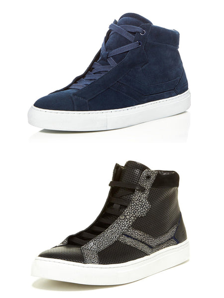 URI MINKOFF Men's Carlisle Hi-Top Sneakers $225 NIB