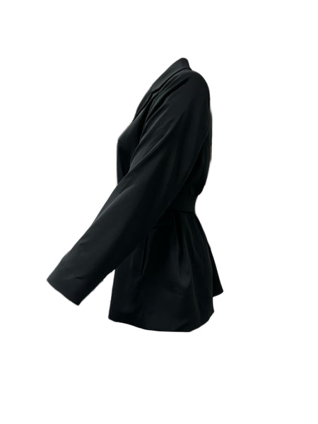 Marina Rinaldi Women's Black Carlotta Button Closure Jacket NWT