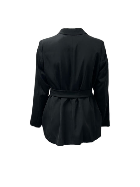 Marina Rinaldi Women's Black Carlotta Button Closure Jacket NWT