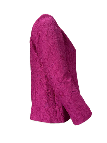 Marina Rinaldi Women's Pink Carmen Embroidered Jacket NWT