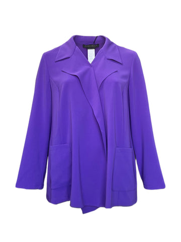 Marina Rinaldi Women's Purple Carnet Jacket NWT