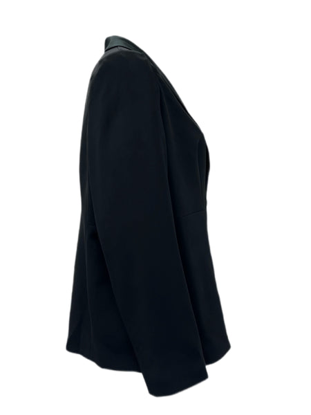 Marina Rinaldi Women's Black Carnet Embellished Blazer Size 22W/31 NWT