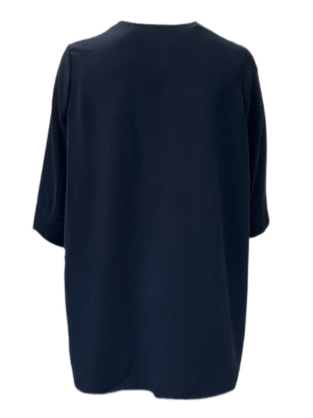 Marina Rinaldi Women's Navy Cartella Jacket Size 18W/27 NWT