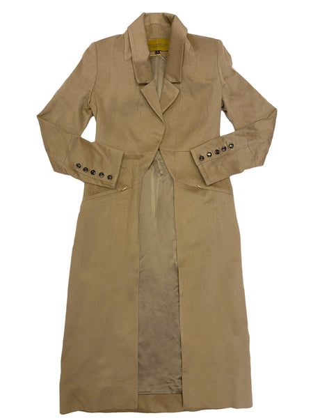 Hanley Mellon Women's Cashmere & Wool Coat 0 Cappucino