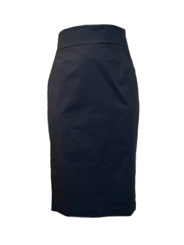 Marina Rinaldi Women's Nero Caterina Cotton Blended Straight Skirt Size 22W/31