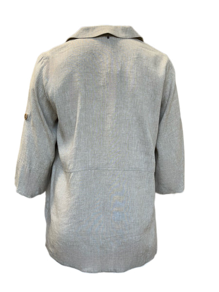 Marina Rinaldi Women's Terra Bruciata Catone Button Front Jacket NWT