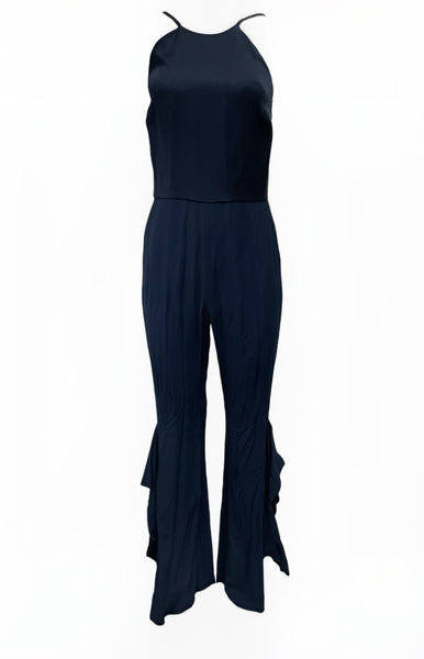 Max Mara Women's Ultramarine Cele Sleeveless Round Neck Jumpsuit NWT