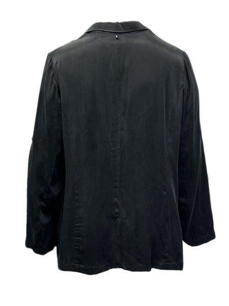 Marina Rinaldi Women's Black Certo Lapel Collar Blazer NWT