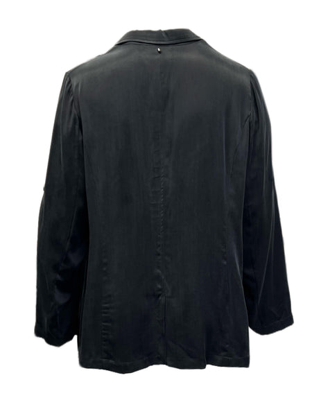 Marina Rinaldi Women's Black Certo Lapel Collar Blazer NWT