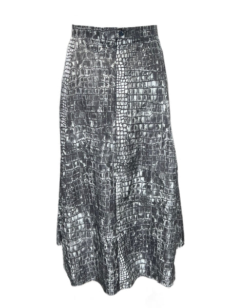 Marina Rinaldi Women's Grey Cervino A Line Skirt NWT