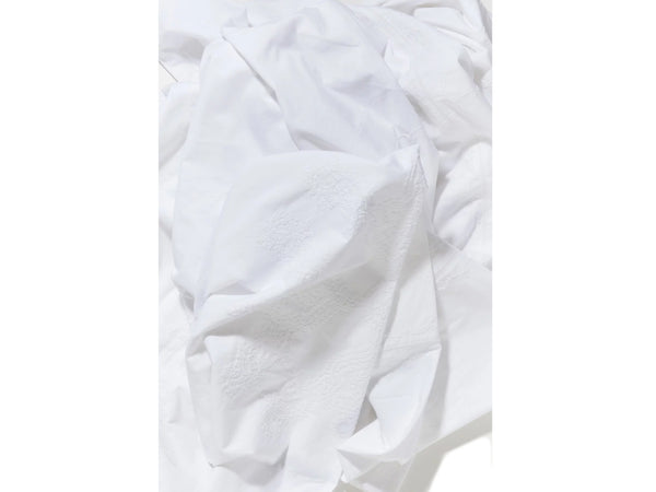 ROBERTA ROLLER RABBIT White/White Chance Duvet Cover in Queen $450 NEW