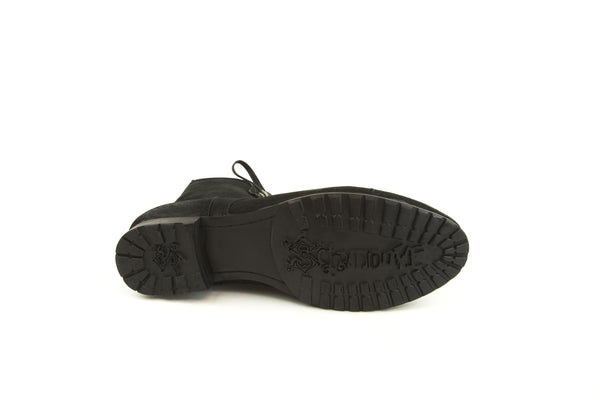 SCHMOOVE Men's Black Nubuck Leather Charlie Ranger Boots NEW