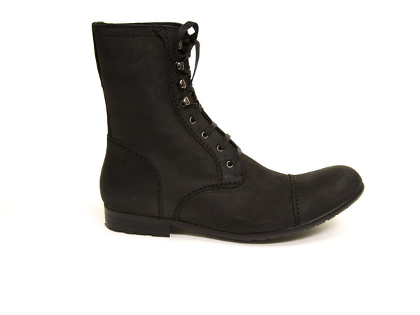 Schmoove Men's Oily Full Grain Leather Charlie Ranger 13 Black