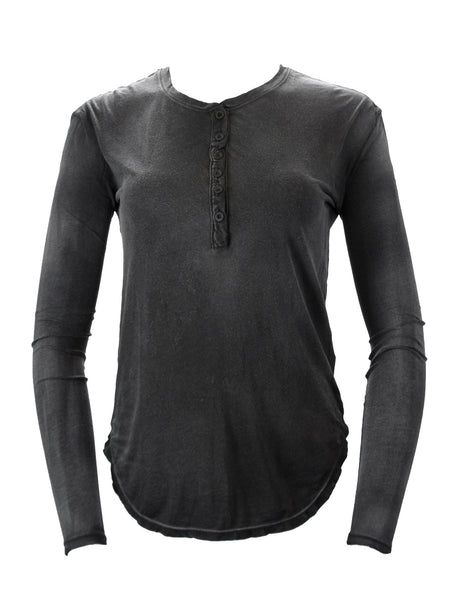 REBECCA MINKOFF Women's Long Sleeve Chelsey Henley Top $58 NWT