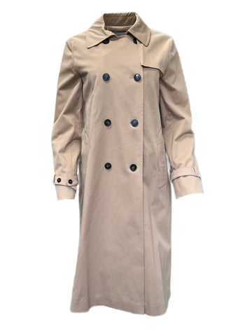 Marella By Max Mara Women's Camel Cheque Trench Coat Size 6 NWT