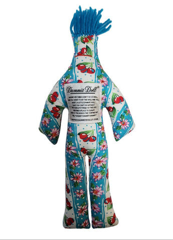 DAMMIT! DOLLS Stress Relief Squishy Classic Cherries Doll Gag Gift 12" NWT