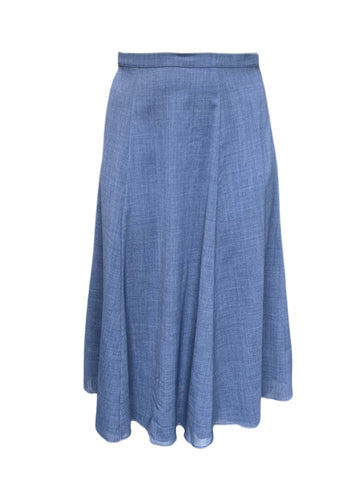Marina Rinaldi Women's Blue Chianti A Line Skirt NWT