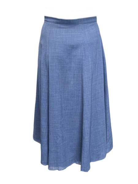 Marina Rinaldi Women's Blue Chianti A Line Skirt NWT
