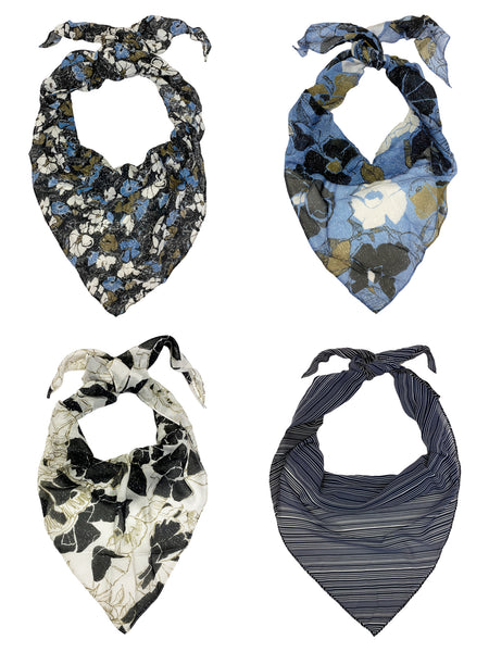 Hanley Mellon Women's Chiffon Triangle Scarf