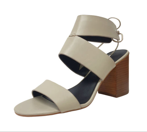 REBECCA MINKOFF Women's Sahara Shiny Calf Christy Heeled Sandals #M8135001 9 NWB