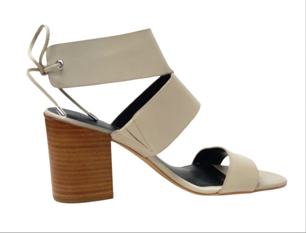 REBECCA MINKOFF Women's Sahara Shiny Calf Christy Heeled Sandals #M8135001 9 NWB