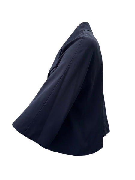 Marina Rinaldi Women's Blue Ciack Open Front Jacket NWT