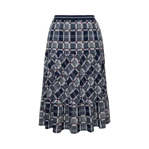 Marina Rinaldi Women's Blue Ciao A Line Skirt NWT