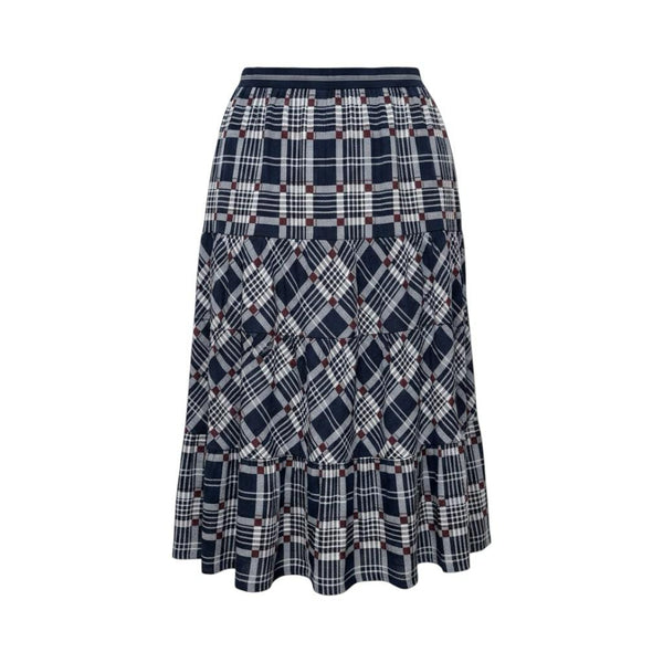 Marina Rinaldi Women's Blue Ciao A Line Skirt NWT
