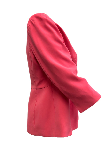 Marina Rinaldi Women's Pink Cicala V Neck Blazer Size 18W/27 NWT