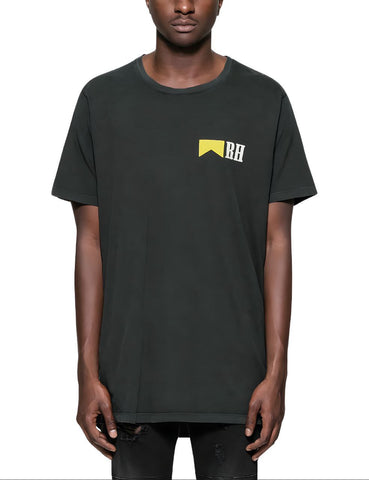 RHUDE Men's Black Printed Graphic Cigarette T-Shirt #TTS04 NWT