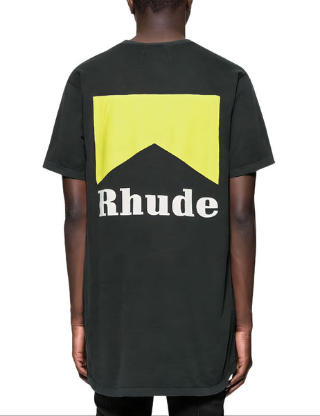 RHUDE Men's Black Printed Graphic Cigarette T-Shirt #TTS04 NWT