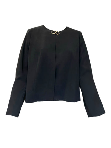 Marina Rinaldi Women's Black Ciliegia Jacket Size 22W/31 NWT