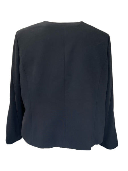 Marina Rinaldi Women's Black Ciliegia Jacket Size 22W/31 NWT