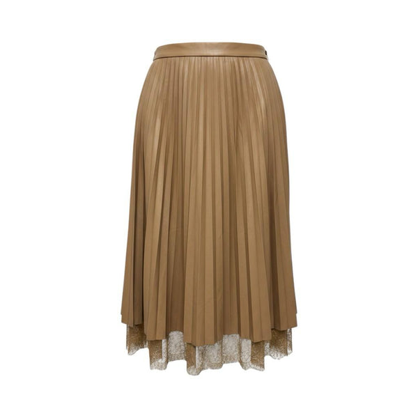 Marina Rinaldi Women's Brown Civetta A Line Skirt NWT