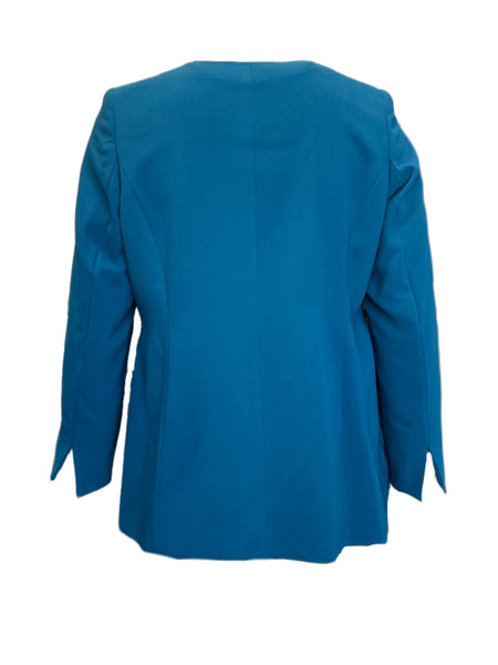 Marina Rinaldi Women's Green Civetta Button Closure Jacket NWT