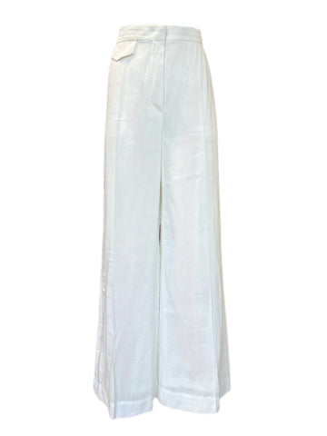 Max Mara Women's Milk Clarion Straight Pants Size 8 NWT